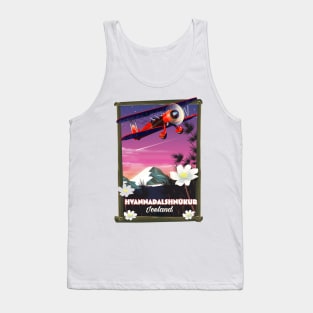 Hvannadalshnúkur Iceland travel poster Tank Top